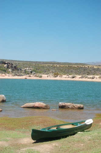 The lake at Koro lodge