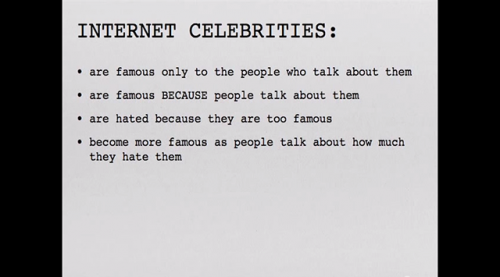 internet celebrities
